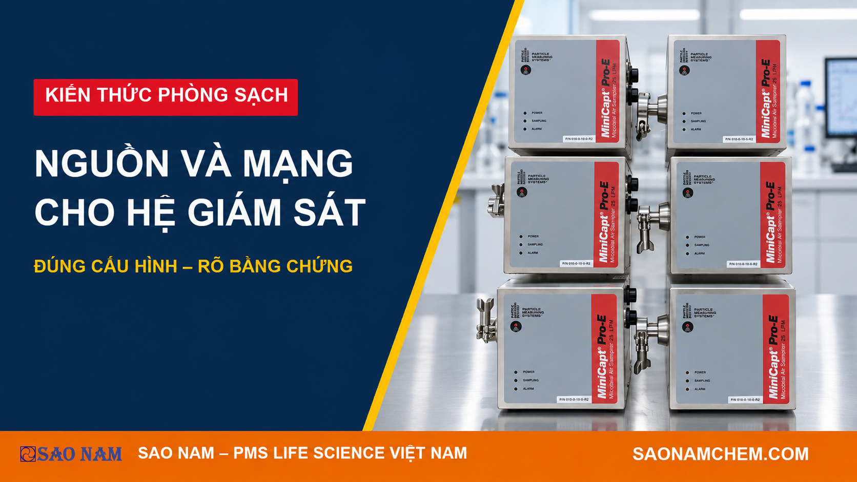 Nguồn PoE, UPS và mạng cho IsoAir Pro-E, MiniCapt Pro-E